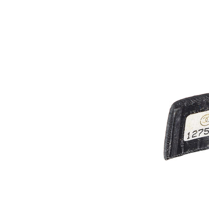 Chanel Satin Quilted Flap Clutch Black 7 of 9