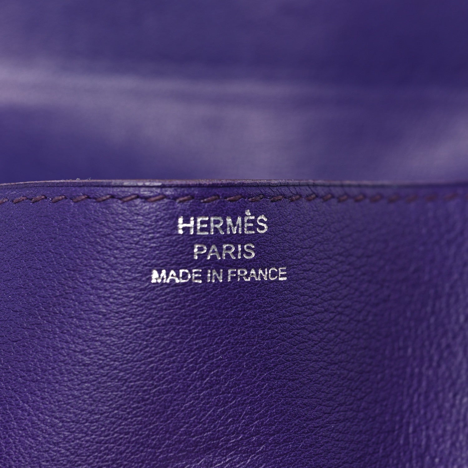 Hermes Evercolor Dogon Card Case Violet 6 of 9