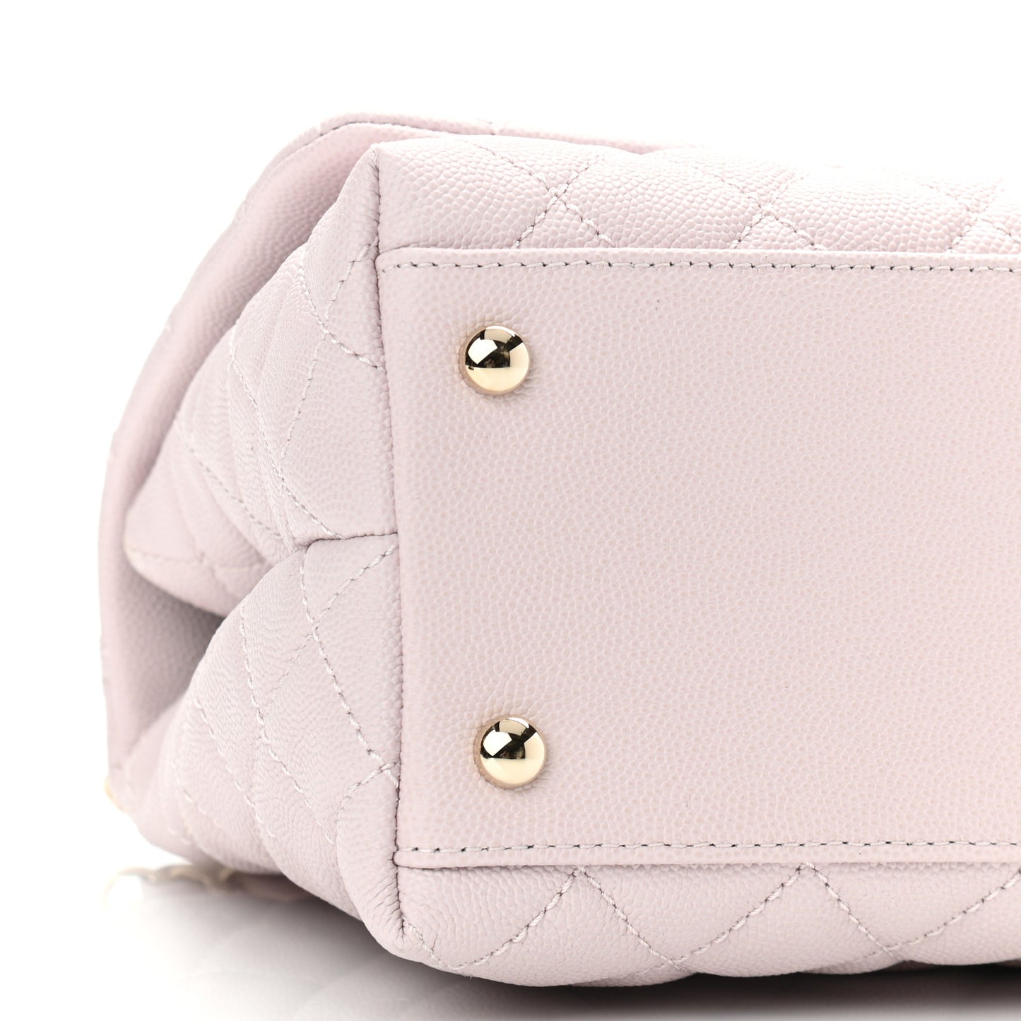Caviar Quilted Small Coco Handle Flap Lilas Lilac