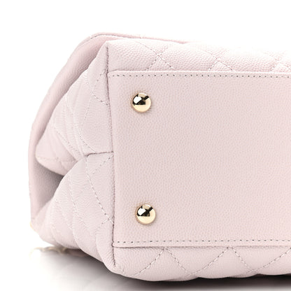 Chanel Caviar Quilted Small Coco Handle Flap Lilas Lilac 8 of 10