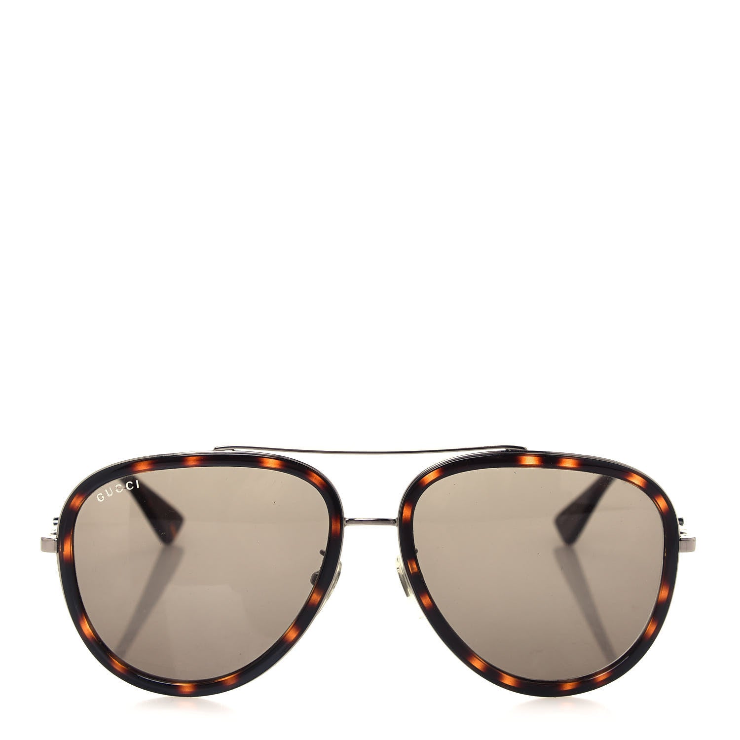 Gucci Acetate Aviator Sunglasses GG0062S Tortoise 2 of 8