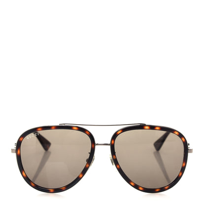 Gucci Acetate Aviator Sunglasses GG0062S Tortoise 2 of 8