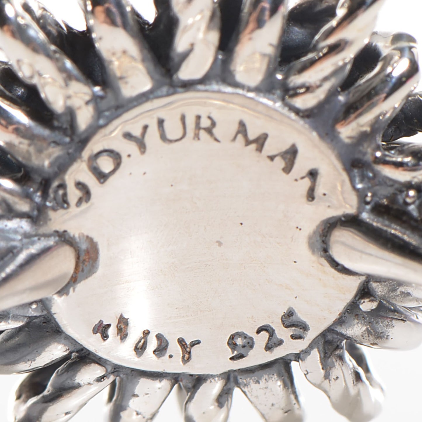 Sterling Silver Blue Topaz Starburst Ring 54 6.75