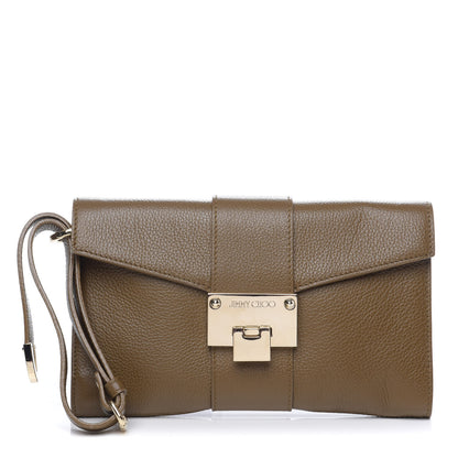 Jimmy Choo Calfskin Rivera Flap Clutch 1 of 9