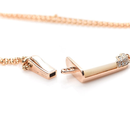 Bulgari 18K Rose Gold Mother of Pearl Diamond Gelati Bracelet ML 6 of 6