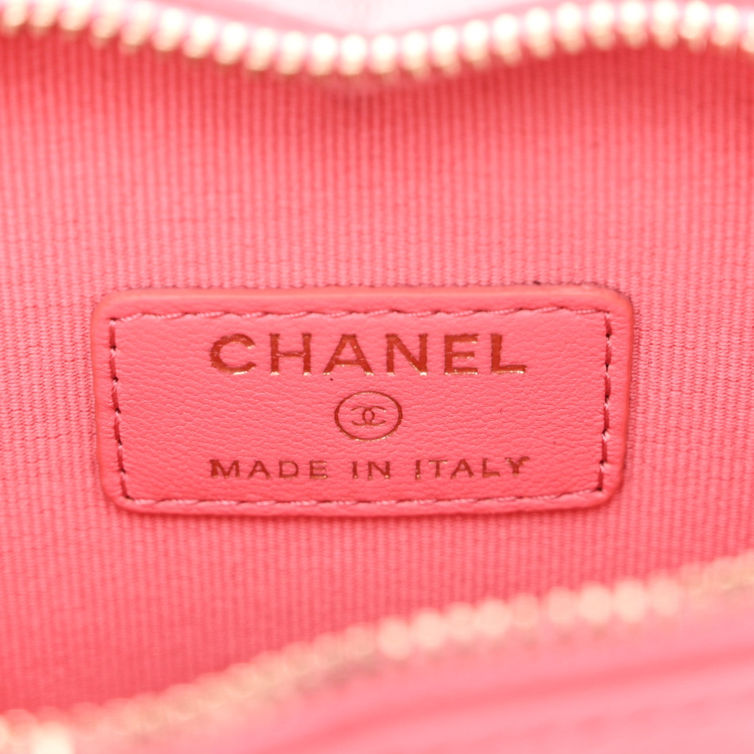 Chanel Lambskin Quilted CC In Love Heart Clutch With Chain Pink 6 of 10