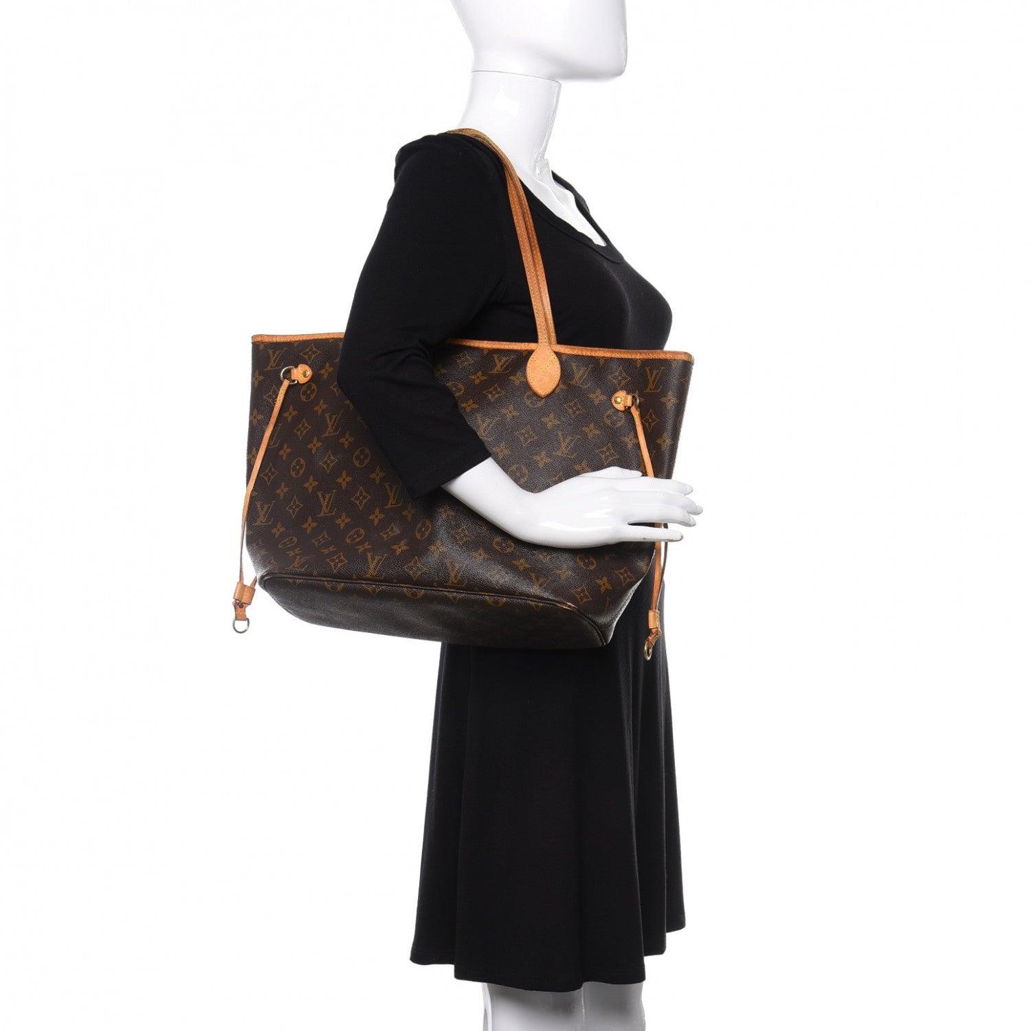 Louis Vuitton Monogram Neverfull MM 2 of 19