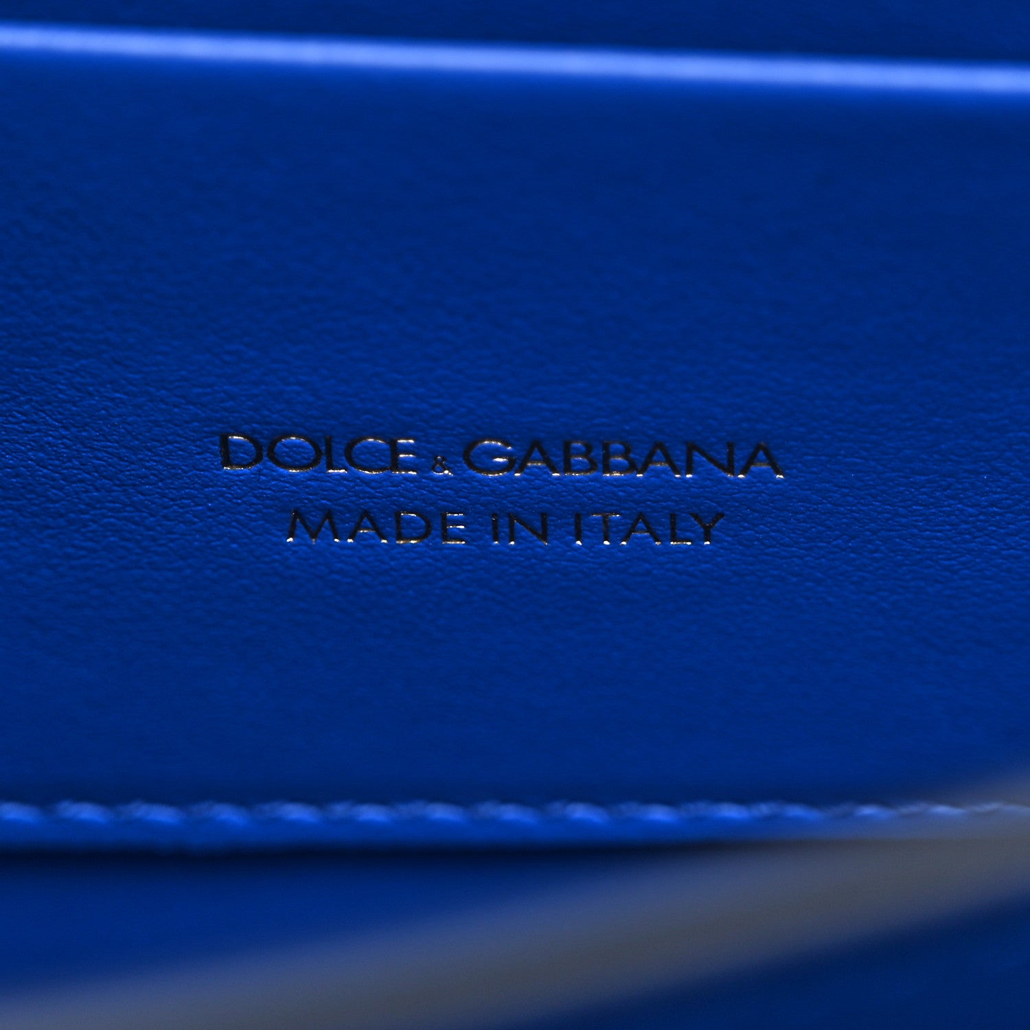 Dolce & Gabbana Calfskin 3.5 Crossbody Bag Blue 6 of 10