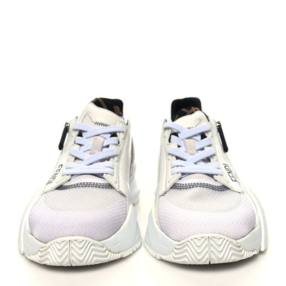 Fendi Nylon Suede Transparent Fendi Flow Low Top Sneakers 39 White 2 of 9