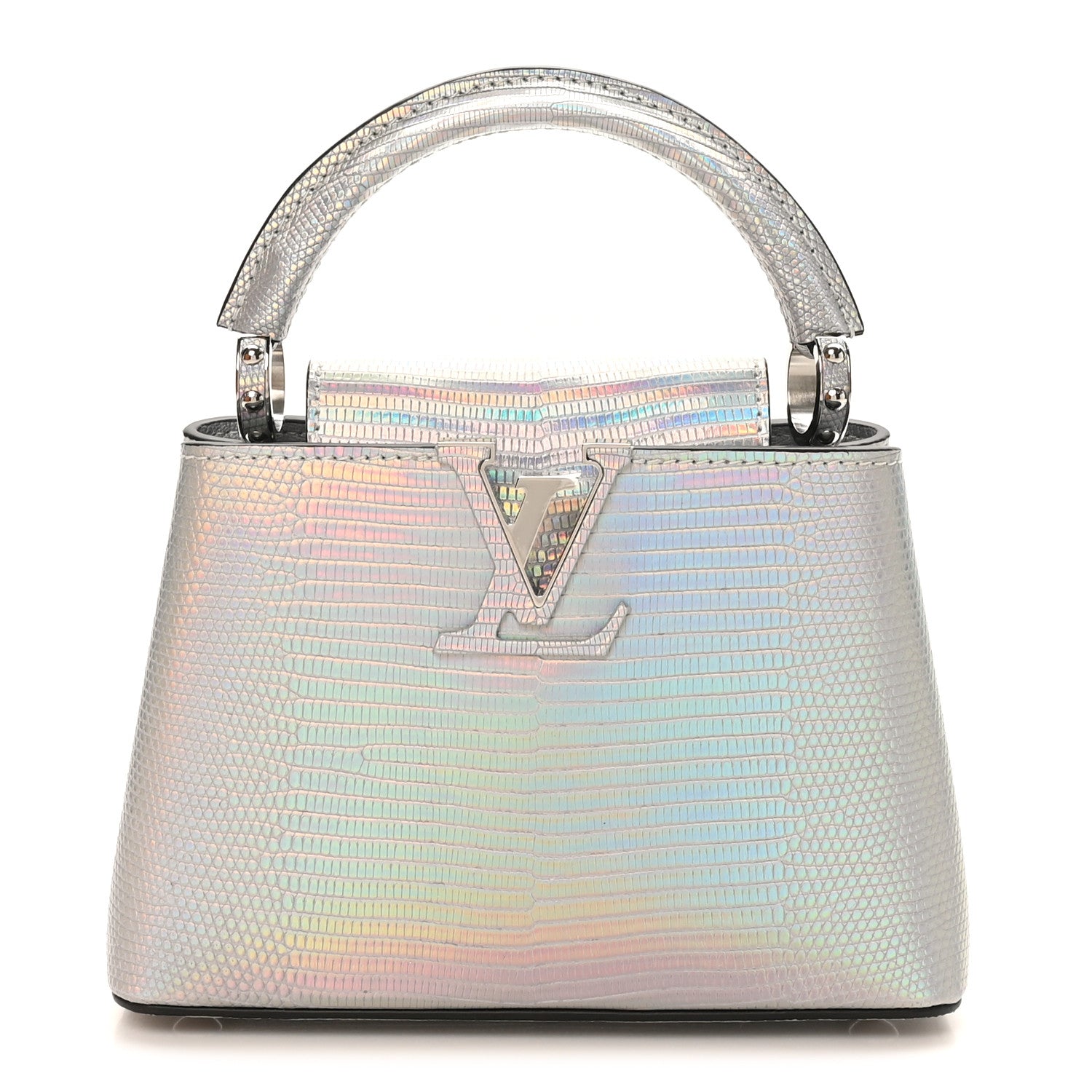 Louis Vuitton Iridescent Lizard Capucines Mini 1 of 10