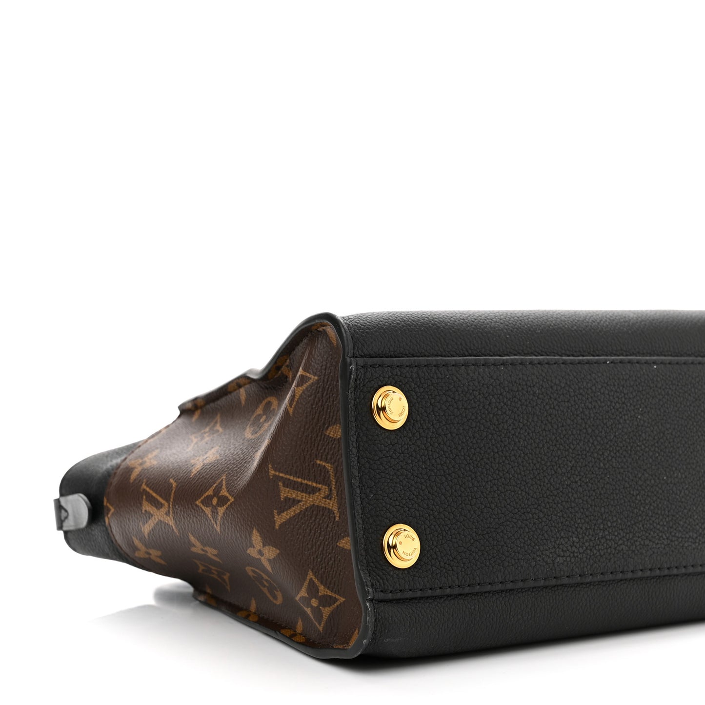 Calfskin Monogram On My Side PM Black