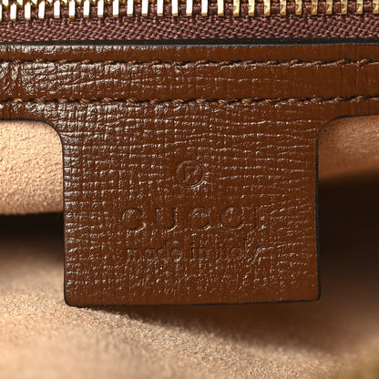 Gucci GG Supreme Monogram Small Horsebit 1955 Shoulder Bag Beige Brown Sugar 6 of 10