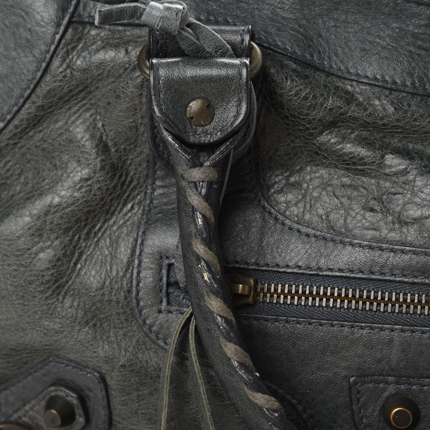 Balenciaga Agneau Classic Hardware Part Time Anthracite 18 of 20