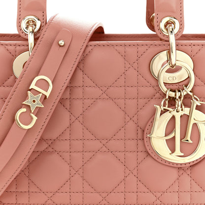 Christian Dior Lambskin Cannage Small My ABCDior Lady Dior Blush 7 of 11