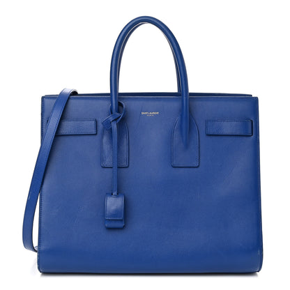 Saint Laurent Calfskin Small Sac De Jour Blue Majorelle 1 of 8