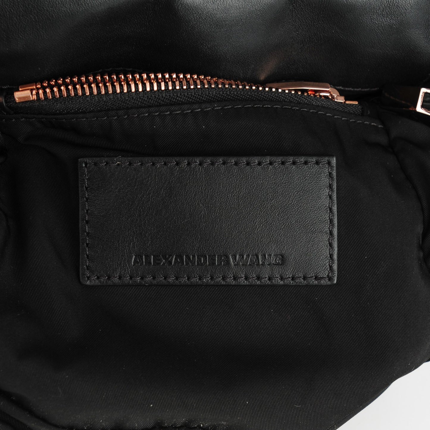 Calfskin Small Marion Soft Black Rose Gold Hardware