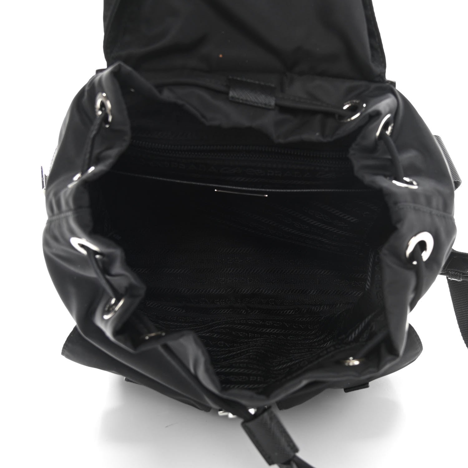 Prada Tessuto Nylon Vela Small Backpack Black 5 of 10