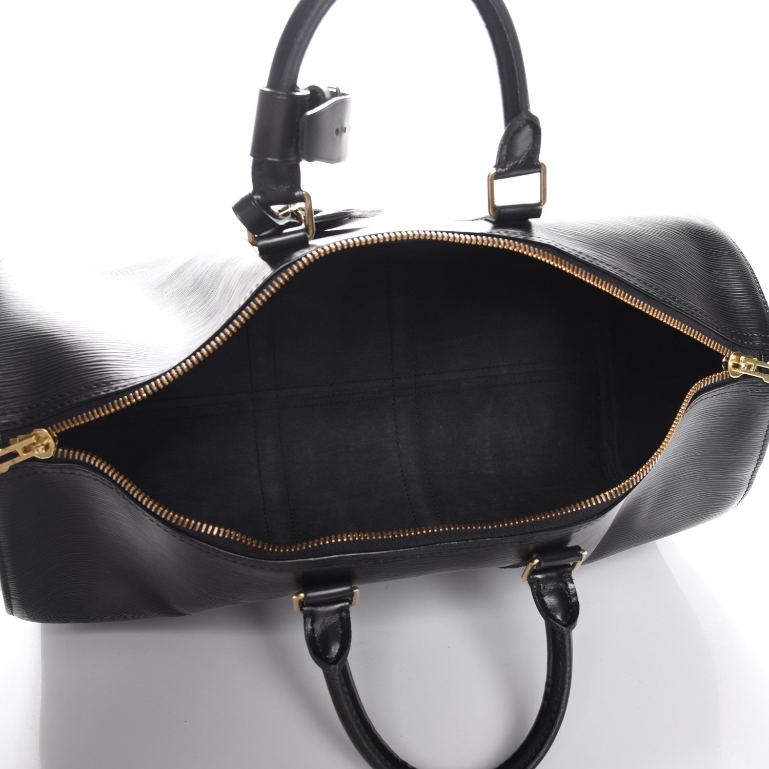 Louis Vuitton Epi Keepall 45 Black 5 of 8