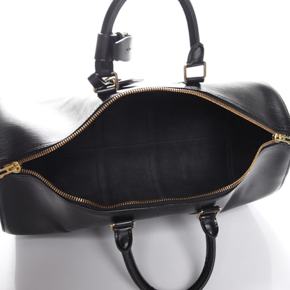 Louis Vuitton Epi Keepall 45 Black 5 of 8