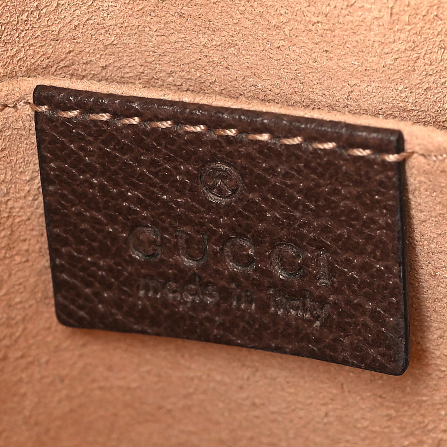 GG Supreme Monogram Web Ophidia Pouch Brown