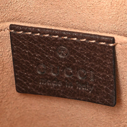 Gucci GG Supreme Monogram Web Ophidia Pouch Brown 6 of 11