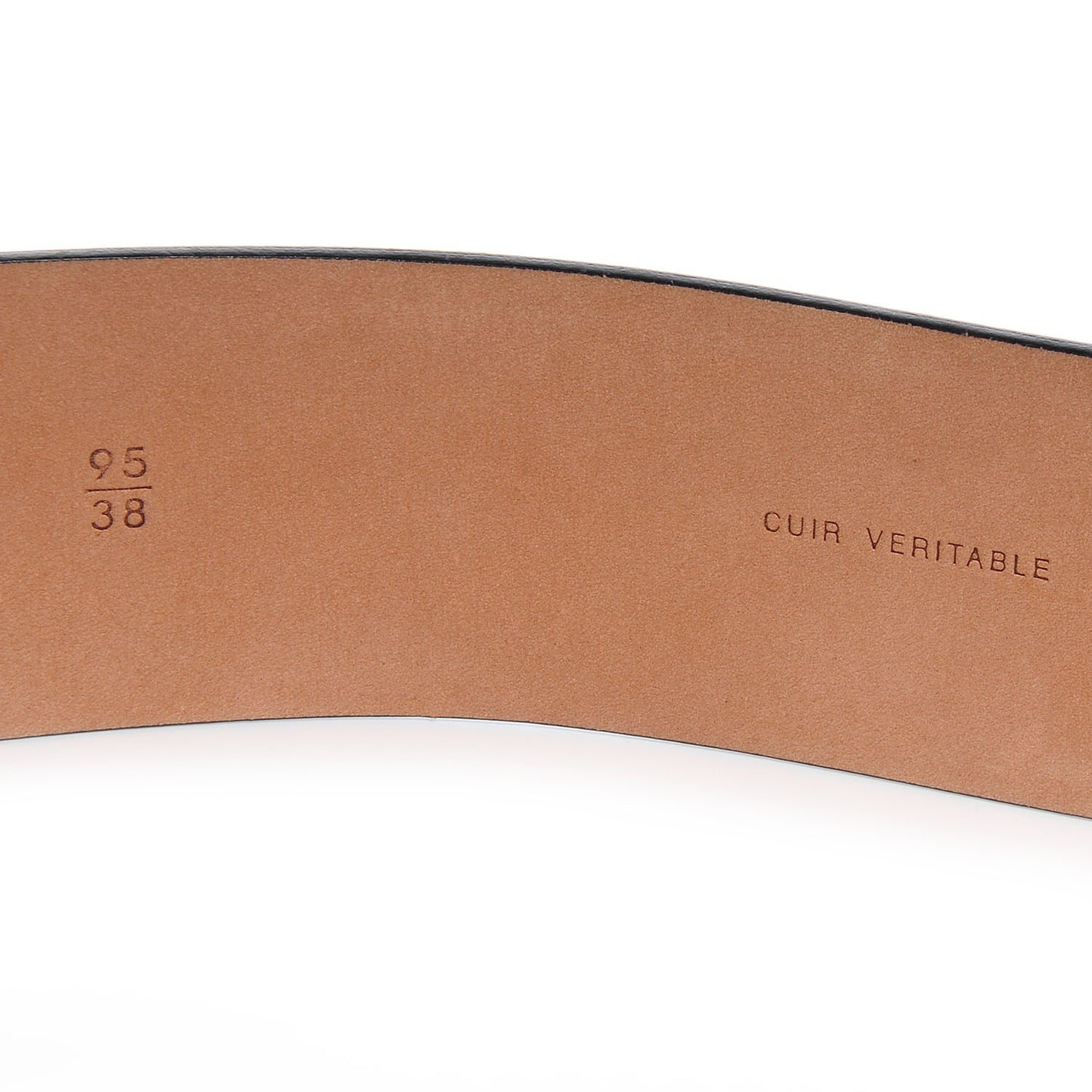 Leather CC Logo Belt 95 38 Black