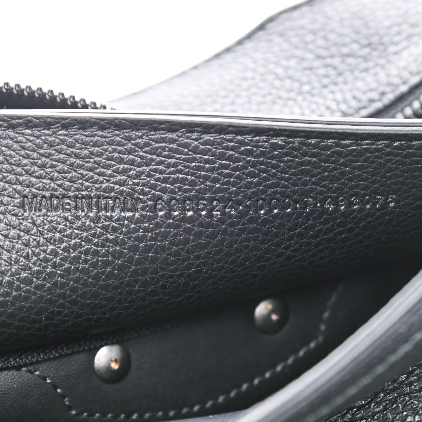 Grained Calfskin Neo Classic Black Hardware Mini City Black