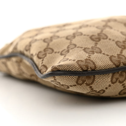 Gucci Monogram Web Small Flat Messenger Bag Brown 10 of 14