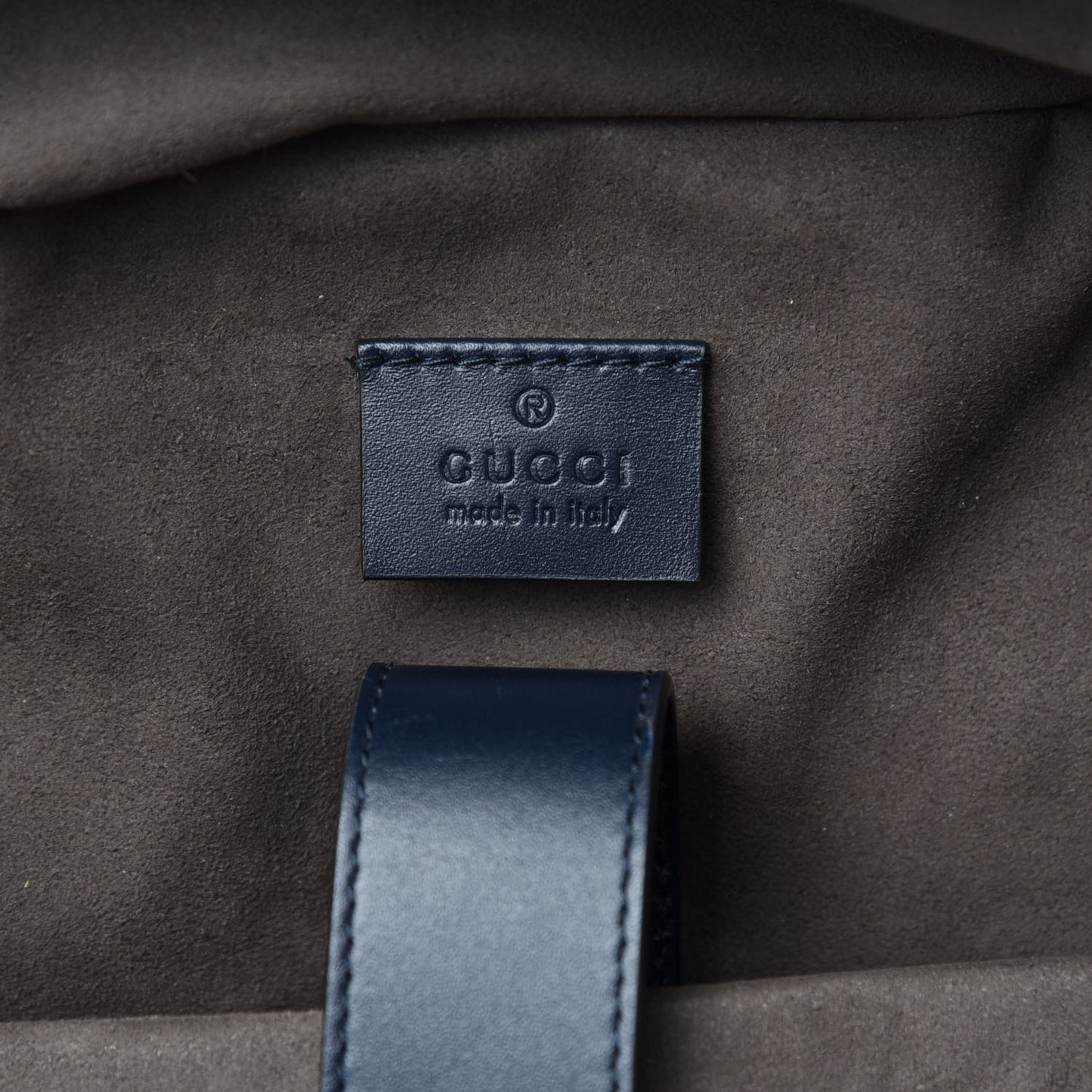 Guccissima Signature Day Backpack Blue