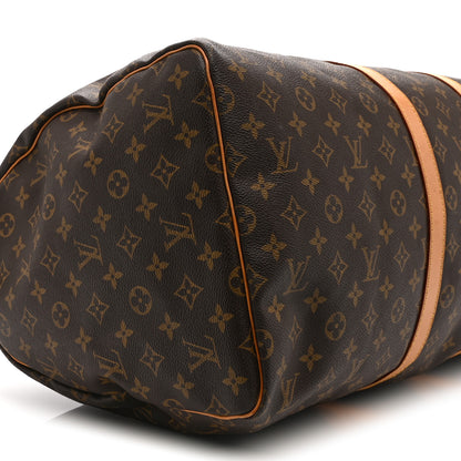 Louis Vuitton Monogram Keepall Bandouliere 55 8 of 11