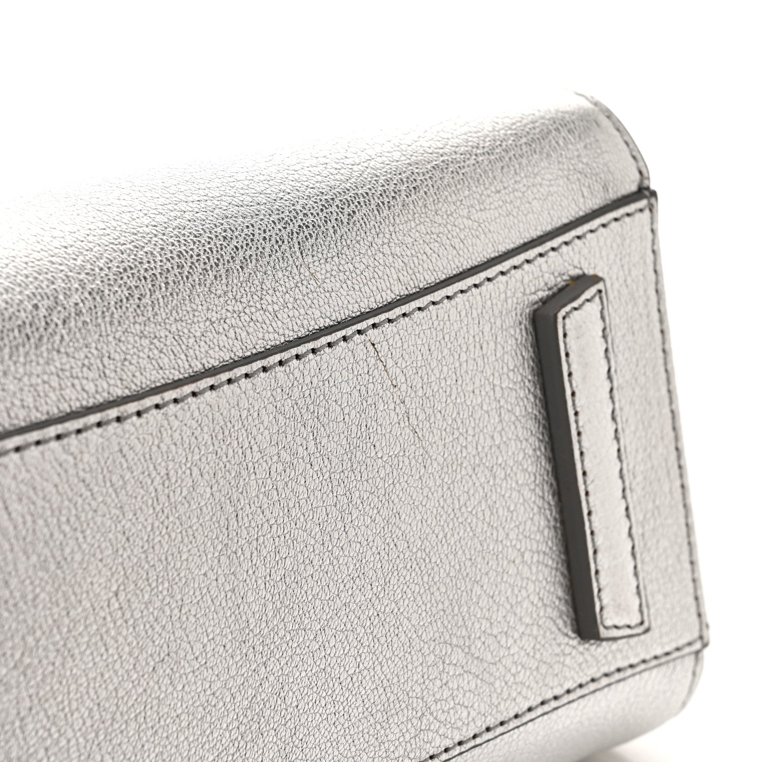 Givenchy Metallic Sugar Goatskin Mini Antigona Silver 11 of 11