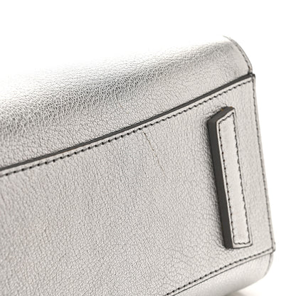 Givenchy Metallic Sugar Goatskin Mini Antigona Silver 11 of 11