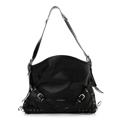 Givenchy Tumbled Calfskin Corset Medium Voyou Bag Black 1 of 11