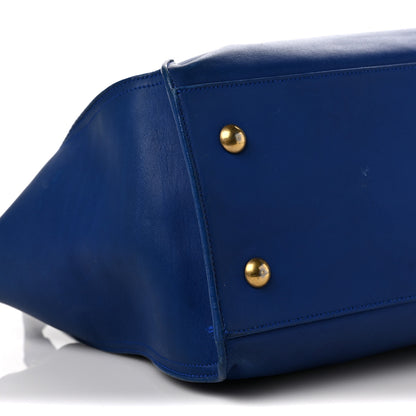 Saint Laurent Sheepskin Small Cabas ChYc Royal Blue 7 of 12