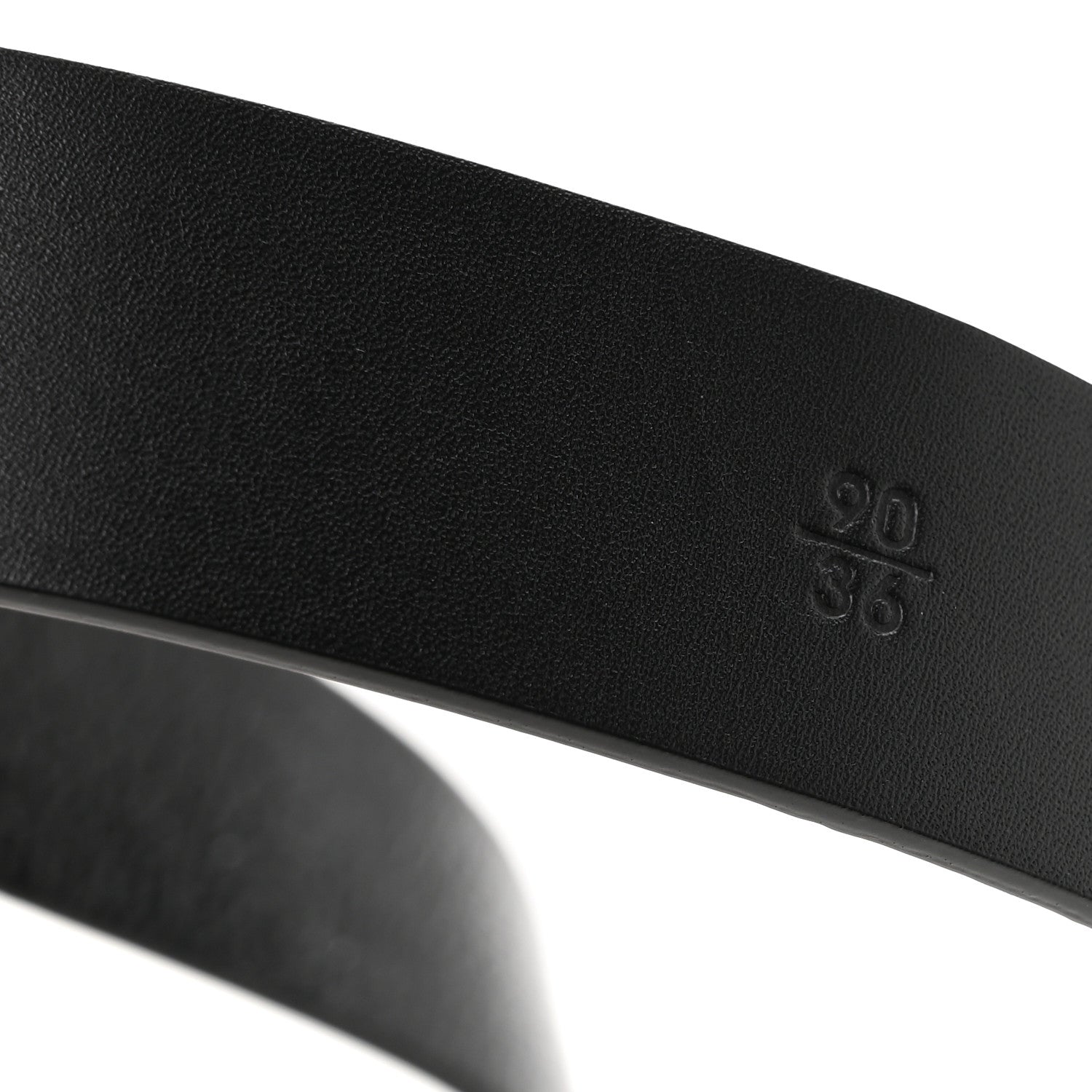 Chanel Glazed Calfskin CC Belt 90 36 Black 4 of 6