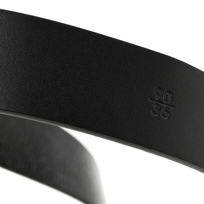 Chanel Glazed Calfskin CC Belt 90 36 Black 4 of 6