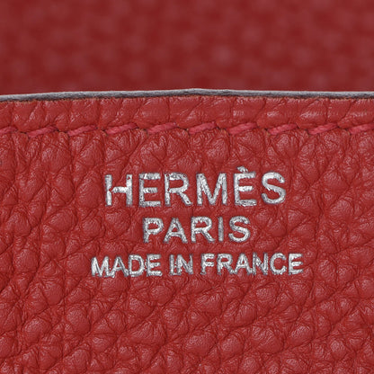 Hermes Togo Birkin 30 Rouge Casaque 18 of 19