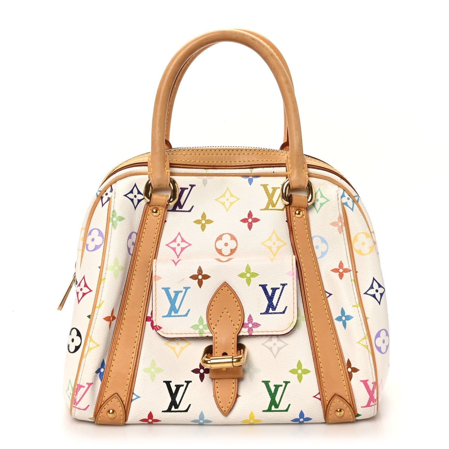 Louis Vuitton Monogram Multicolor Priscilla White 1 of 9