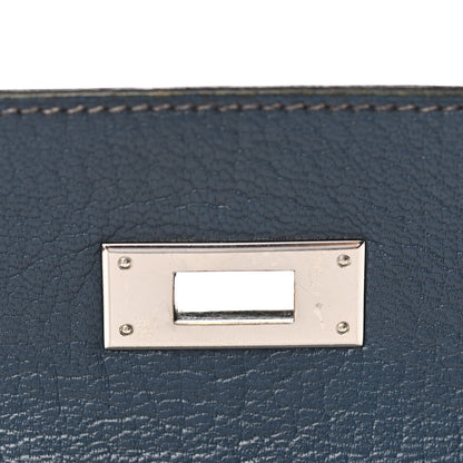Hermes Chevre De Coromandel Kelly Retourne 35 Bleu De Prusse 24 of 41
