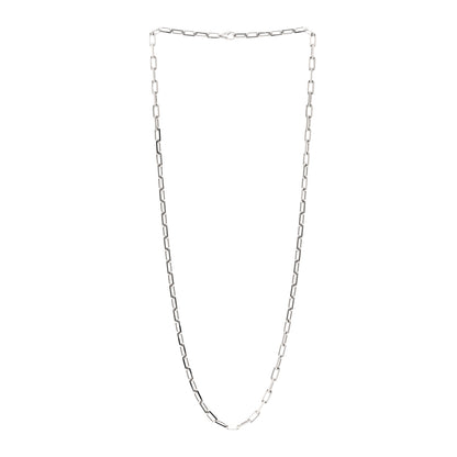 Cartier 18K White Gold SM Santos De Cartier Link Necklace 3 of 5