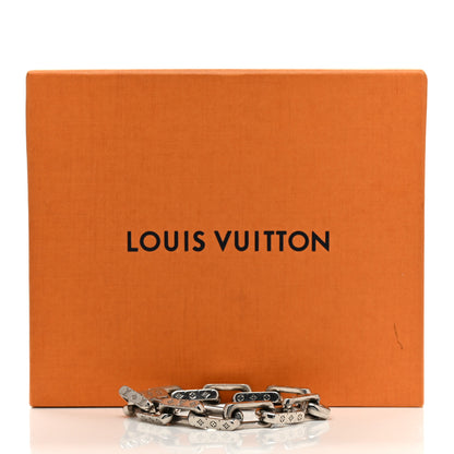 Louis Vuitton Monogram Chain Bracelet M Silver 6 of 6