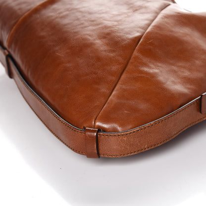 Saint Laurent Buffalo Large Mombasa Horn Hobo Brown 16 of 16