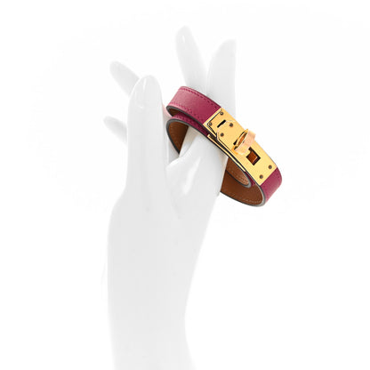 Hermes Swift Kelly Double Tour Bracelet T2 Rose Pourpre 2 of 7