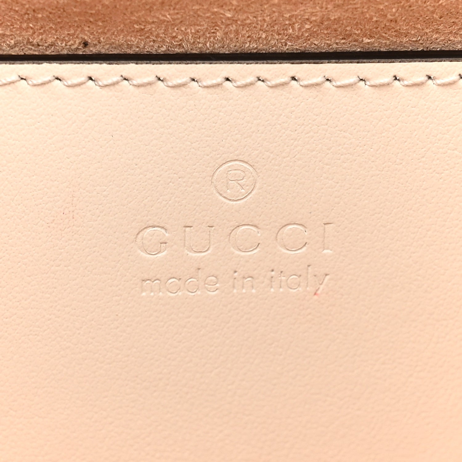 Gucci Calfskin Matelasse Mini GG Marmont Square Shoulder Bag White 6 of 10