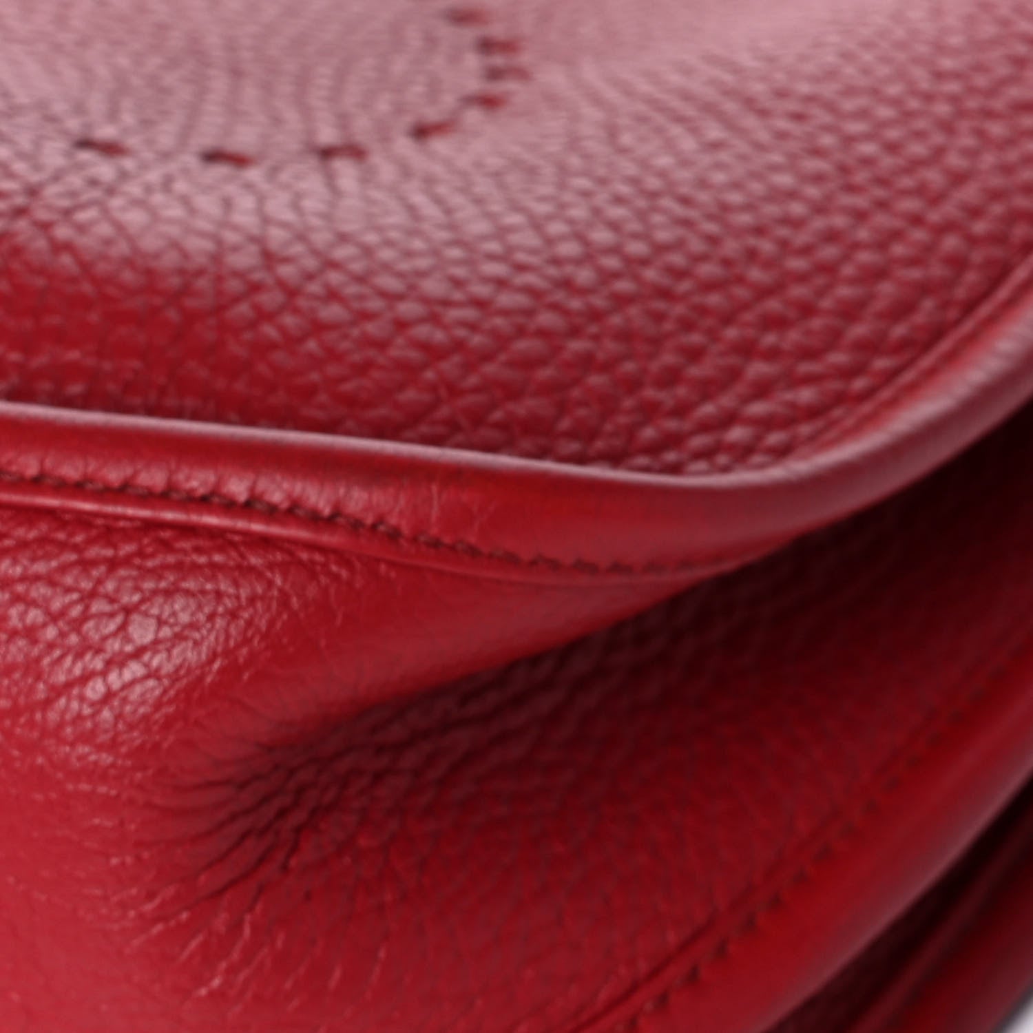 Hermes Taurillon Clemence Evelyne III PM Rouge Garance 10 of 21