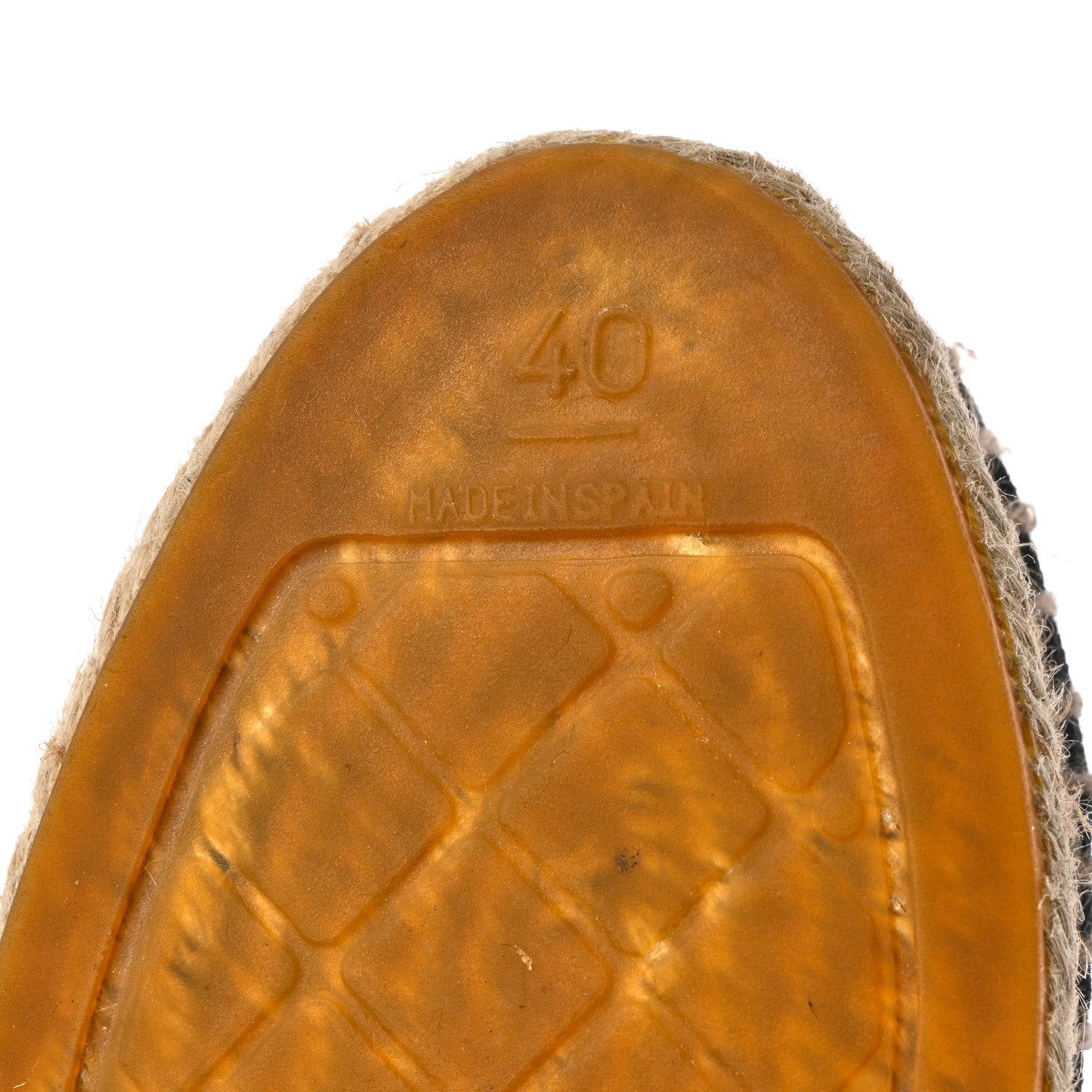 Chanel Linen CC Espadrilles 40 Black Blue 9 of 14