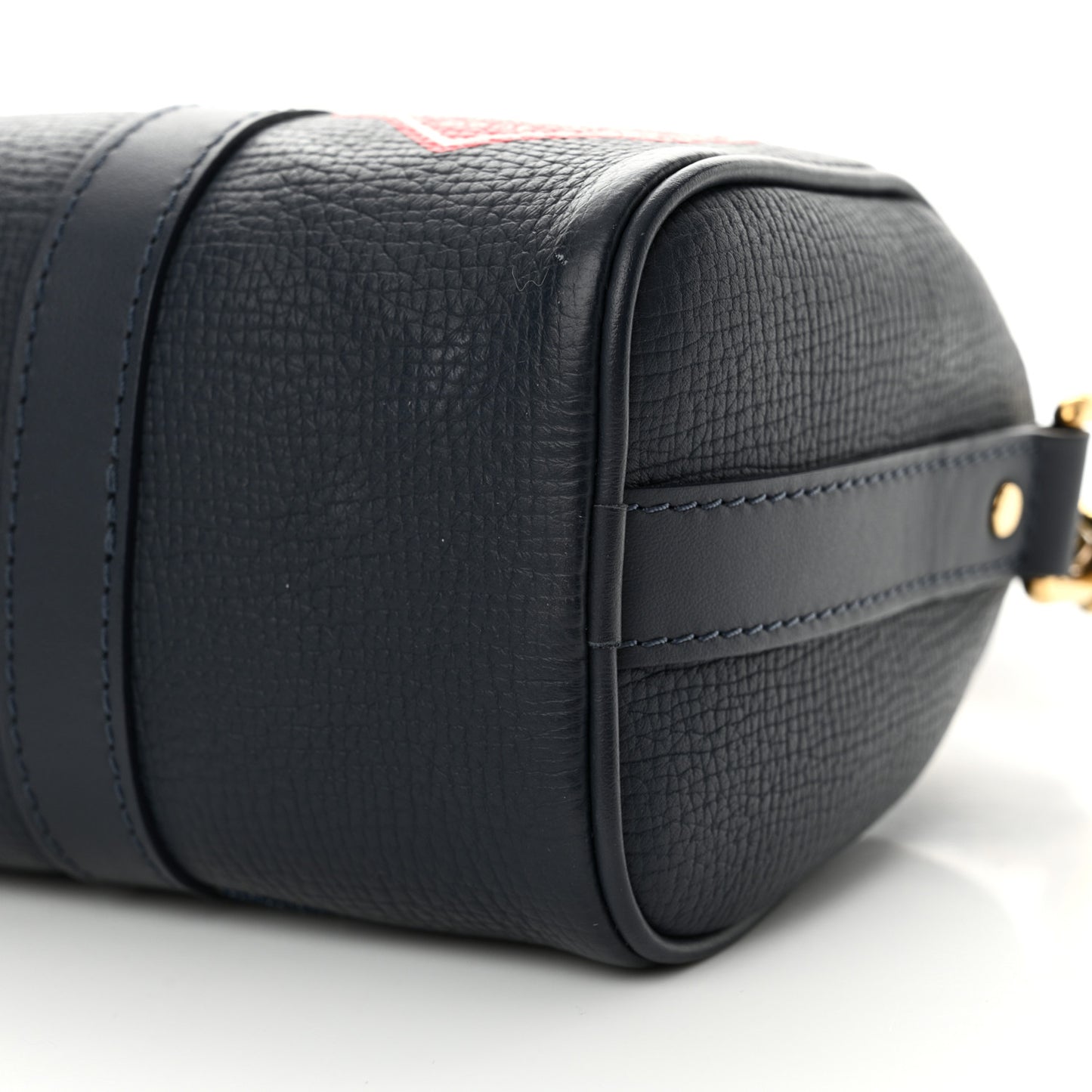 Taurillon Monogram Denim Drip Keepall XS Blue