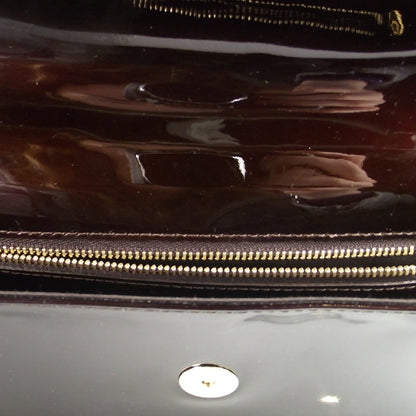 Louis Vuitton Patent Sobe Clutch Amarante 6 of 7
