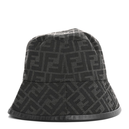 Fendi Technical Fabric FF Reversible Bucket Hat S Black 4 of 8