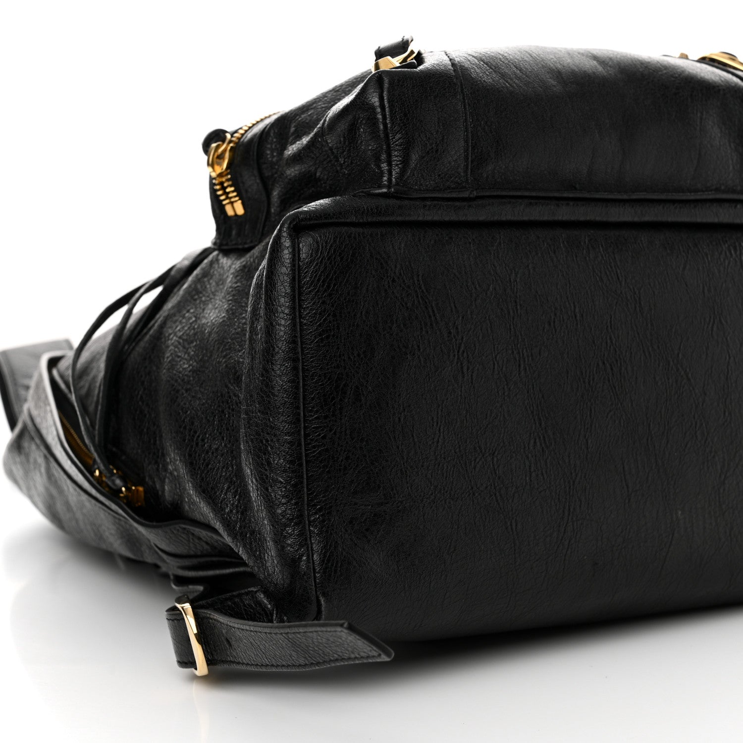Balenciaga Agneau Classic Gold Hardware Backpack Black 10 of 12